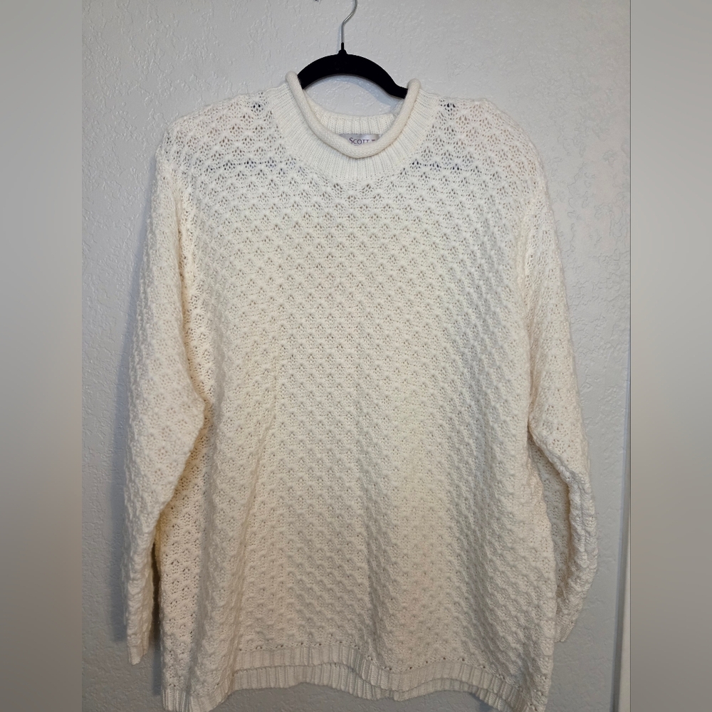 Karen Scott Classic White Turtleneck Sweater - Picture 3 of 7